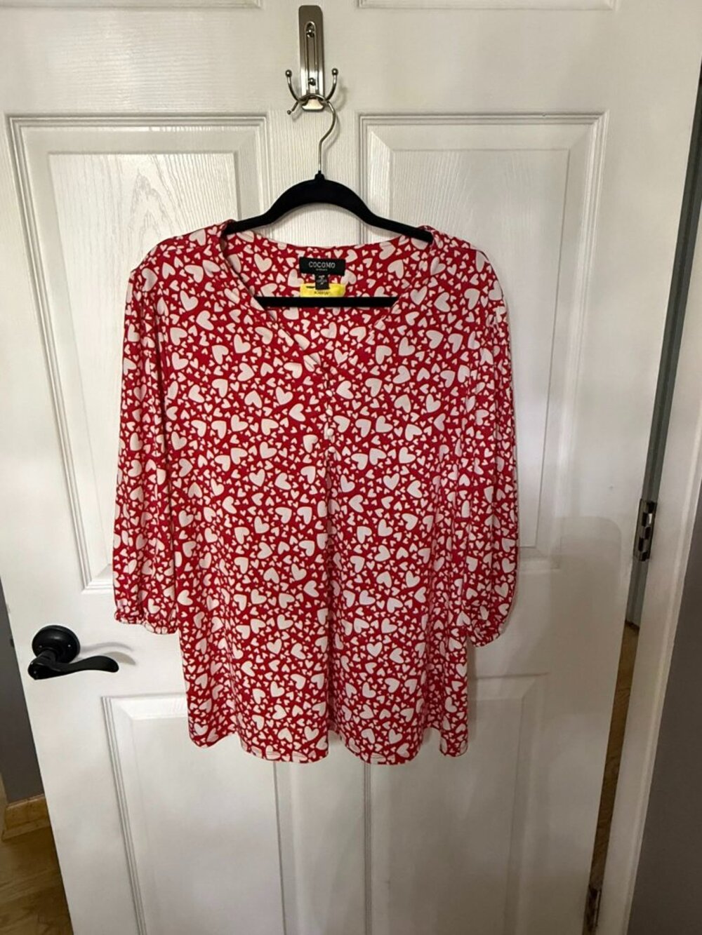 Como Woman Heart 3/4 Blouse